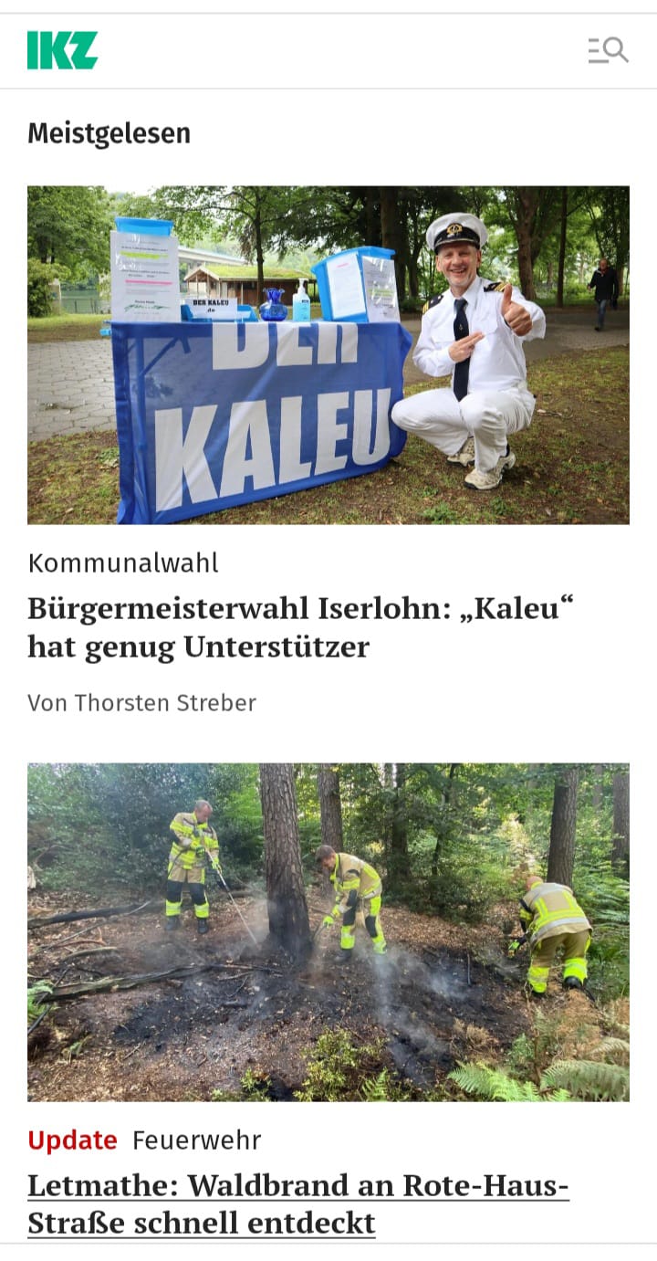 Meistgelesender Artikel am 20.06.2025